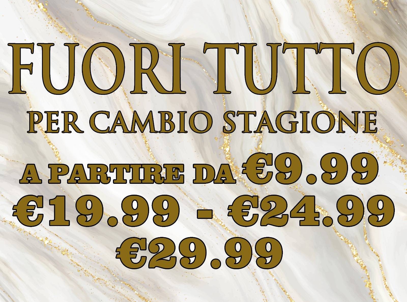 Fuori tutto cambio stagione